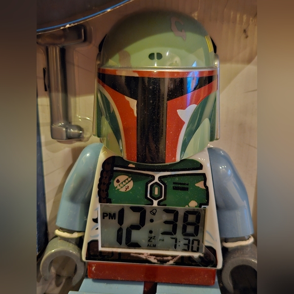 RARE FIND - NIB VINTAGE 2011 LEGO STAR WARS BOBA FETT ALARM CLOCK - Picture 2 of 6